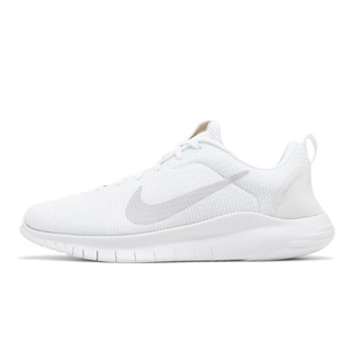 Nike 慢跑鞋 Flex Experience Run 12 女鞋 白 銀 路跑 [ACS] DV0746-100