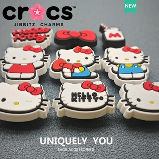 hello kitty crocs jibbitz charm 鞋附件 可愛紅色卡通KT裝飾釦