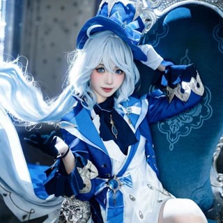 原神cos服芙卡洛斯楓丹水神芙寧娜cosplay服裝二次元女裝全套c服