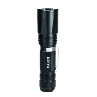 KINYO 金葉 LED-505 LED強光變焦手電筒- 綠風潮