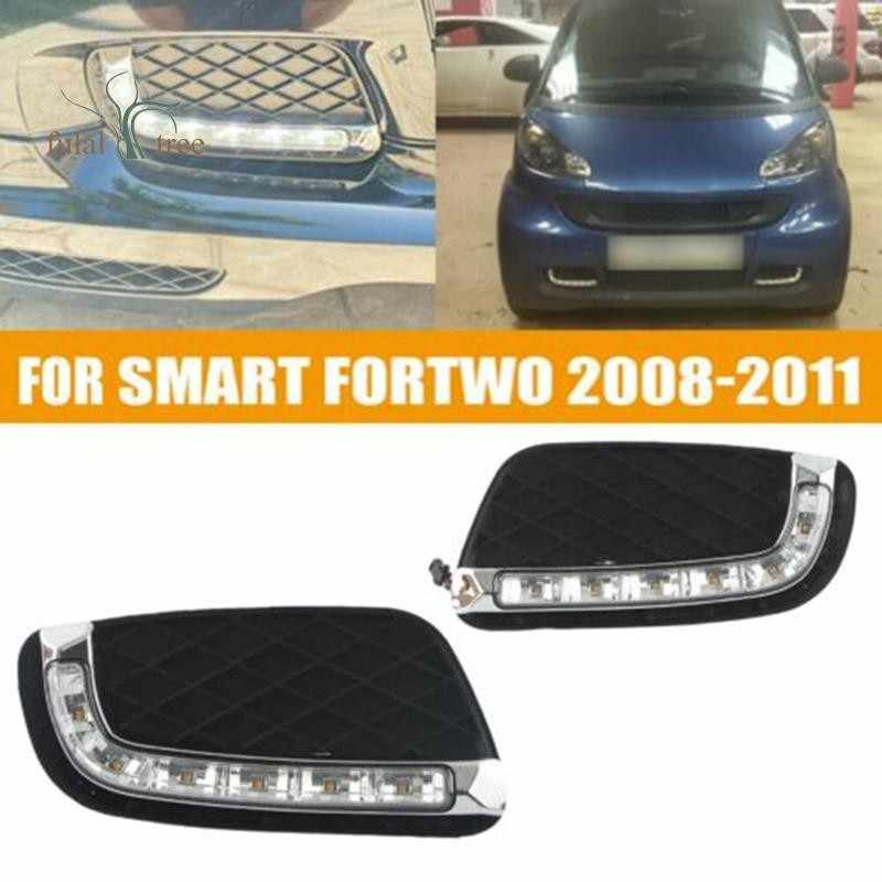 For-mercedes-benz Smart Fortwo 2008-2011 LED DRL 日間行車霧燈燈