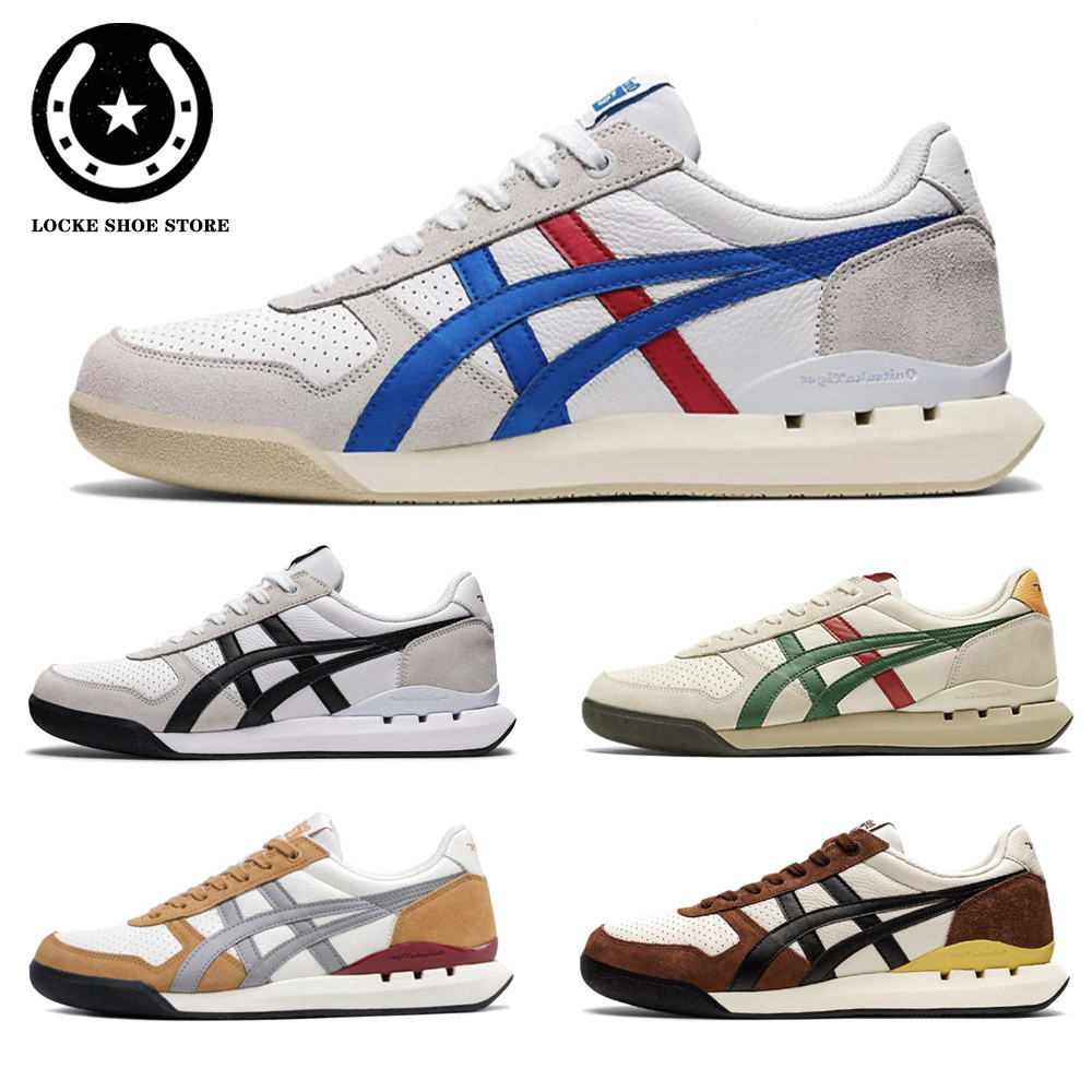 亞瑟士 2024 高品質 Asics Onitsuka Tiger Onitsuka Tiger 防滑耐磨男士休閒鞋白藍