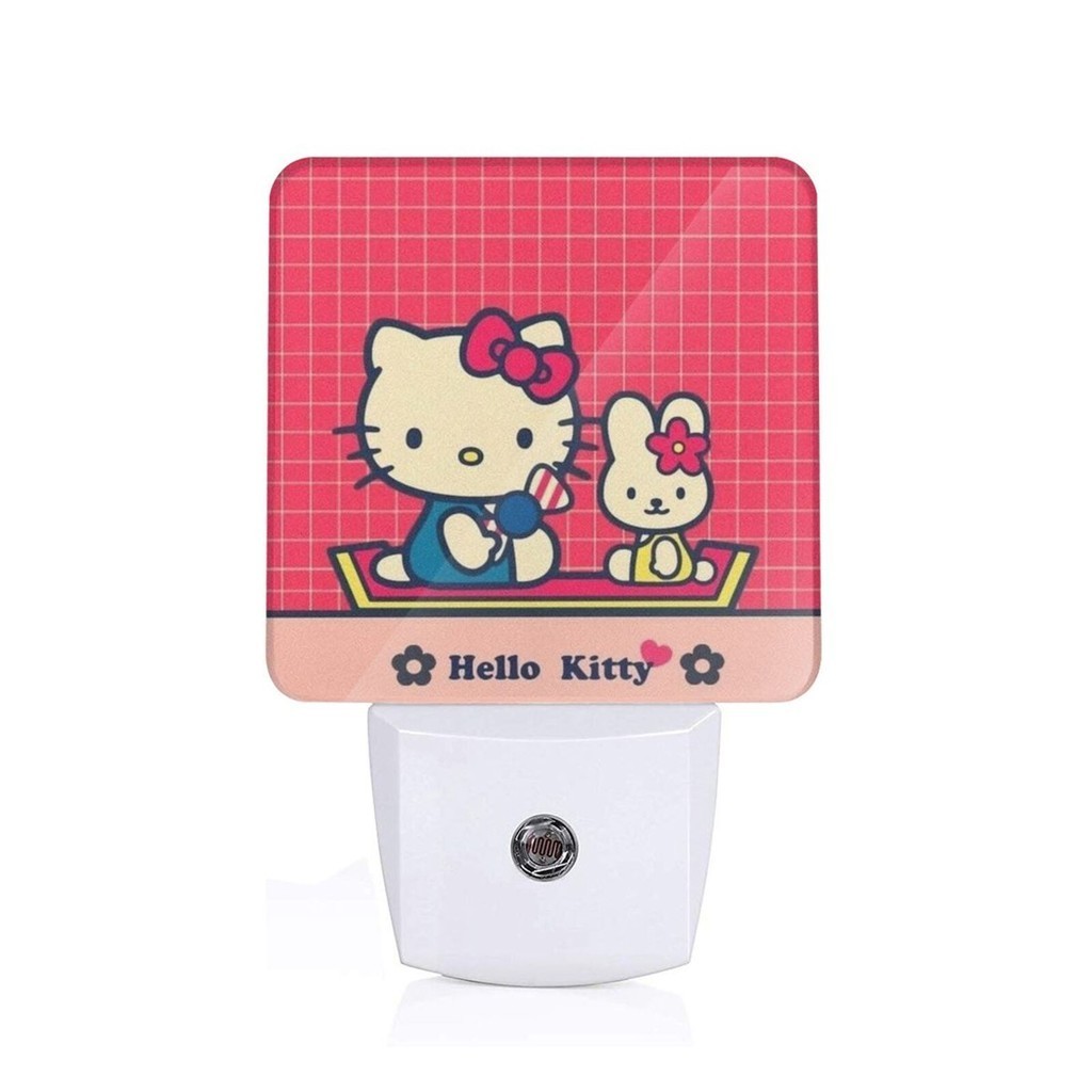 Hello Kitty 自動 LED 光感應傳感器控制睡眠小夜燈臥室樓梯小夜燈