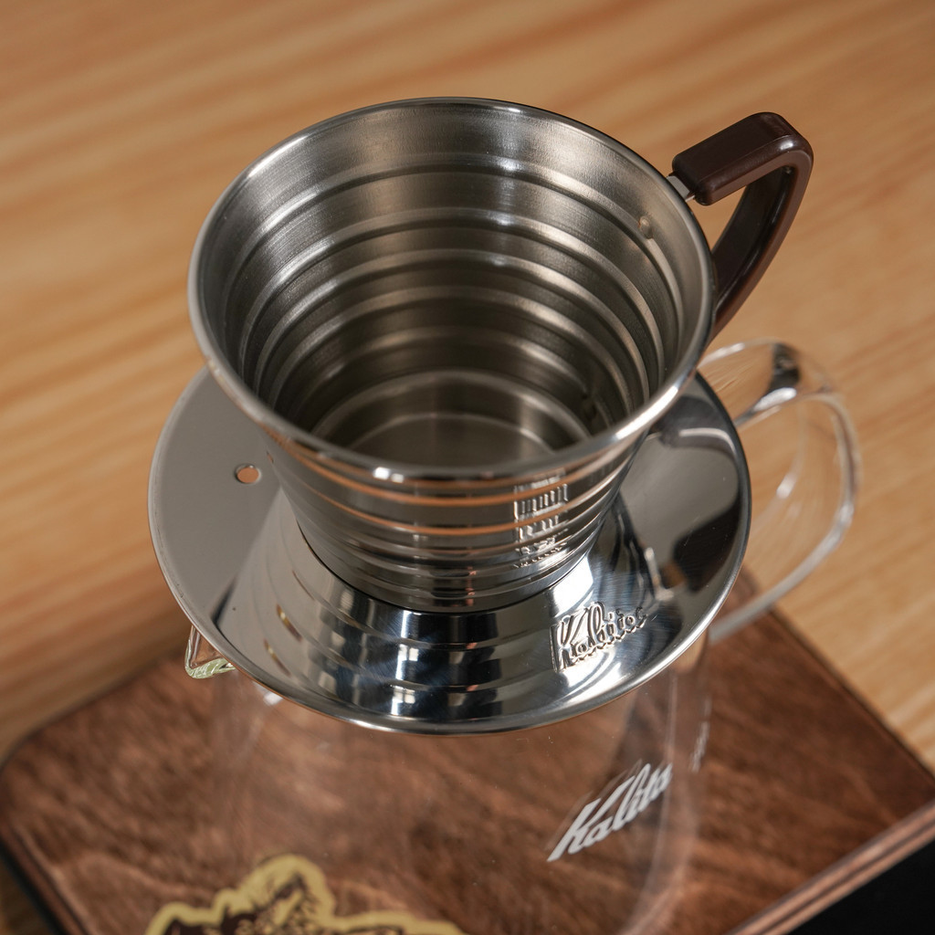 【現貨速發】KALITA 蛋糕濾杯155號 三孔不鏽鋼手衝咖啡過濾杯 日本原裝