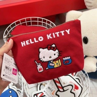 三麗鷗 Kawaii Sanrio Hello Kitty 女士衛生巾收納袋迷你便攜化妝品零錢包女孩禮物