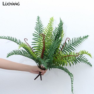 洛陽牡丹 模擬綠植波斯葉鐵樹葉草蕨類植物牆面配材假花假樹景觀