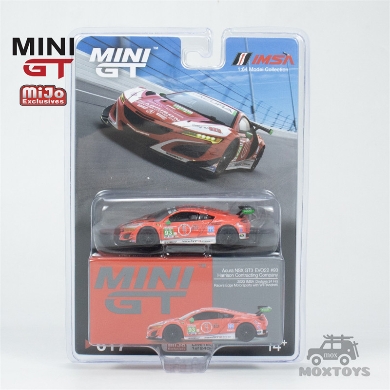 Mini GT Mijo 獨家發售 1:64 謳歌 NSX GT3 EVO22 #93 Wtr Racers Edge