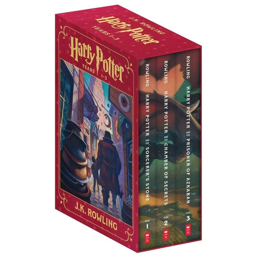 Harry Potter Books 1-3 Box Set (平裝版/3冊合售)/《哈利波特》1-3集盒裝套書/J. K. Rowling eslite誠品