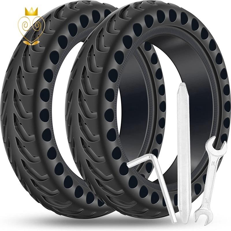 XIAOMI 適用於小米 M365 電動滑板車 Gotrax Gxl/Gotrax XR 的實心輪胎實心輪胎更換,帶 3