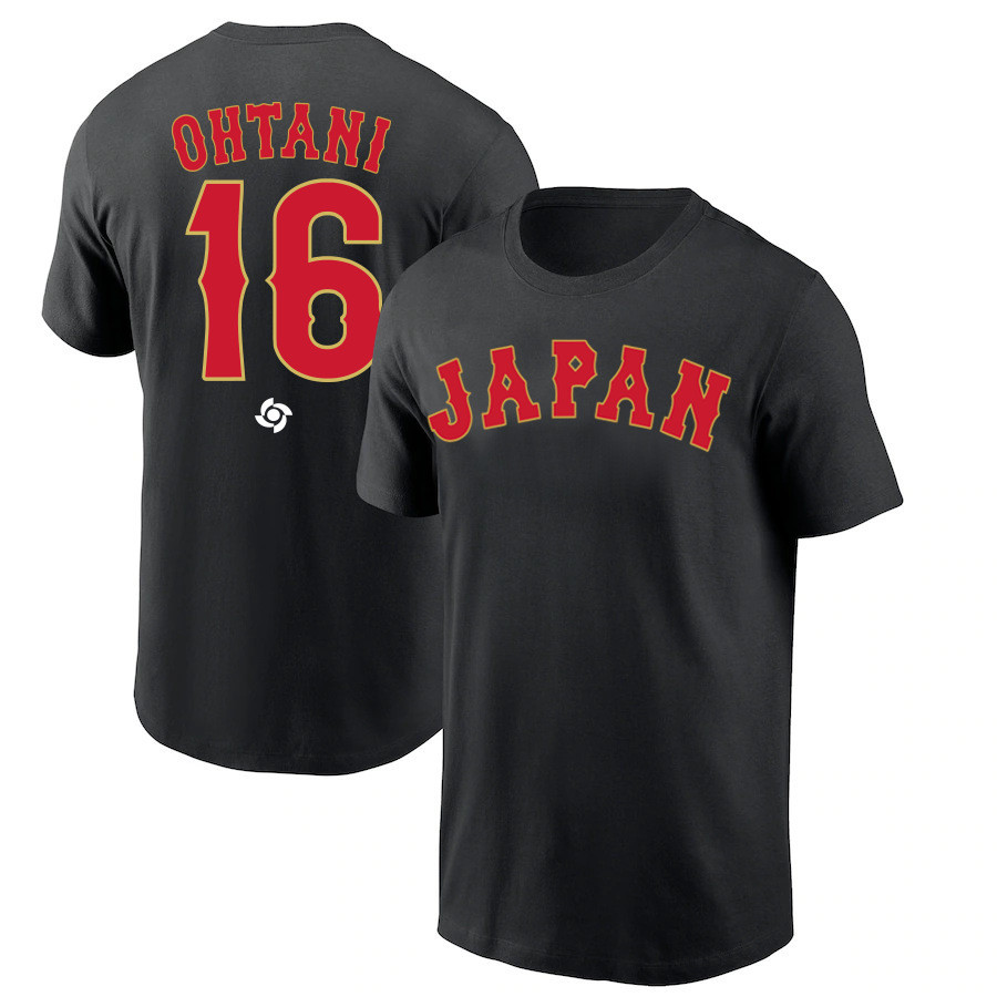 WBC棒球世界賽MLB大谷翔平球衣T恤運動速乾體恤短袖