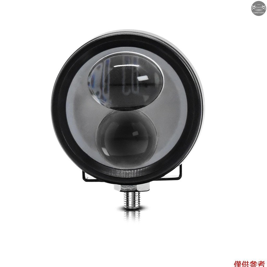 Led 行車燈,30W 3000LM 摩托車駕駛霧燈防水圓形 LED 射燈,適用於卡車 ATV UTV SUV 船,1