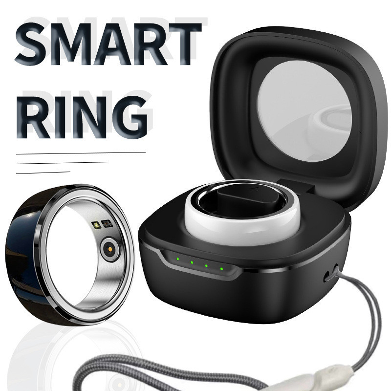 智能戒指   工廠私模R8智能戒指Smart ring心率血壓血氧檢監測IP68防水指環