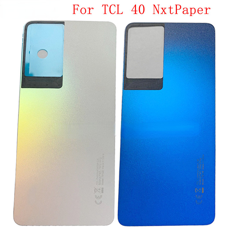 Tcl 40 NxtPaper T612B 後蓋電池蓋後門外殼帶不干膠貼紙徽標更換零件