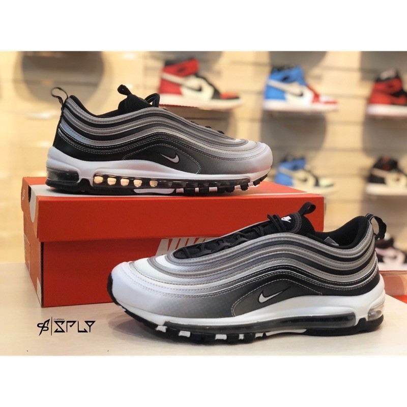 AIR MAX 97漸變黑反光休閒運動訓練跑步鞋Max97厚底男女