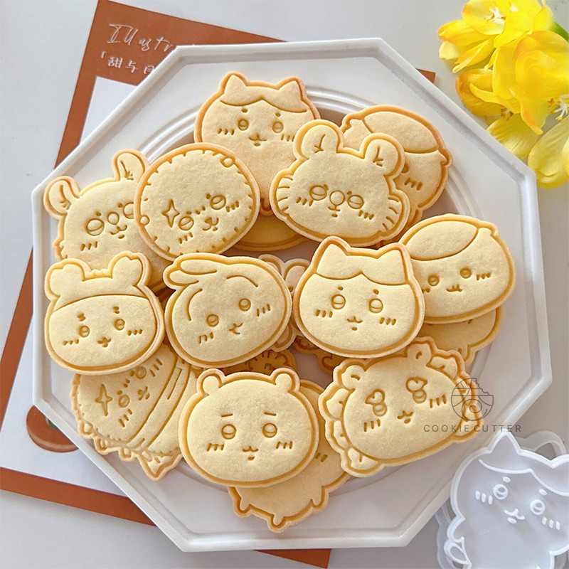 【現貨】【餅乾模具】日式 卡通 吉伊 卡哇 餅乾模具 Chiikawa 烏薩奇 栗子 饅頭 diy 寵物 零食模