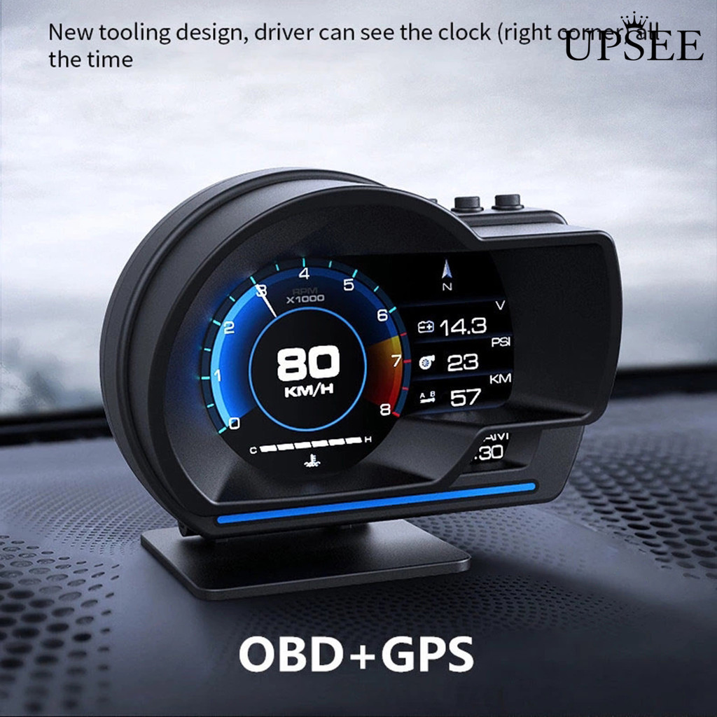 友達汽配 Geyiren P6 汽車通用型改裝智能行車電腦 OBD2+GPS車用碼錶