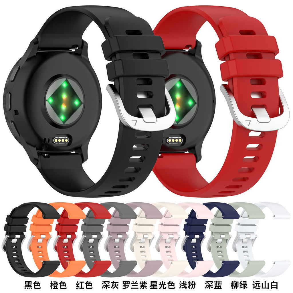 適用佳明手錶Garmin Venu3矽膠錶帶Venu3S同款光面錶帶