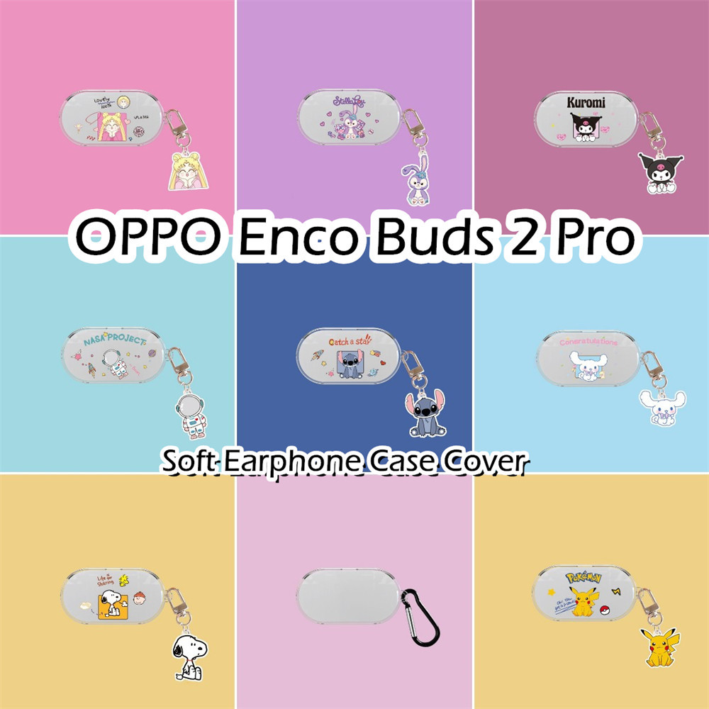 [imamura] 適用於 OPPO Enco Buds 2 Pro 保護套夏季風格卡通圖案軟矽膠耳機保護套保護套