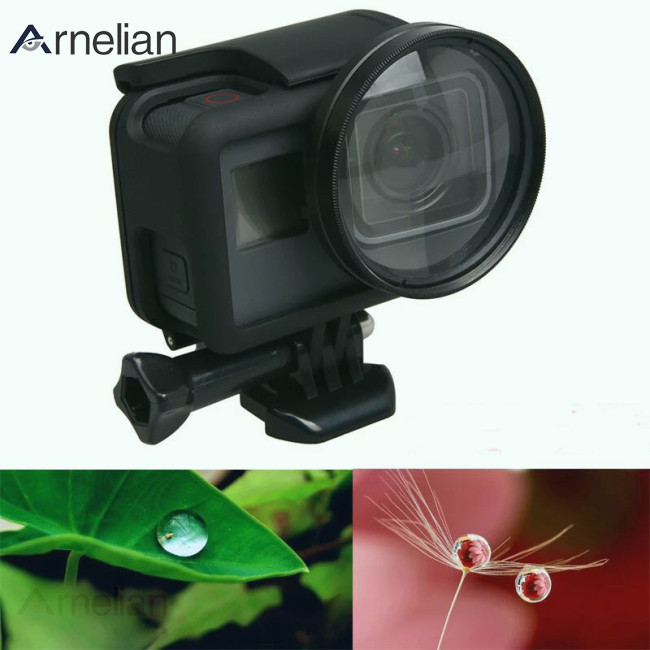Arnelian 52 毫米放大鏡配件 10 倍微距放大特寫鏡頭濾鏡適用於 Go Pro Gopro Hero6 5 運