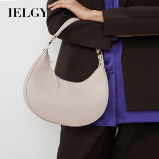 IELGY 潮流女士斜挎手提半月包 時尚高階感便攜大容量斜揹包