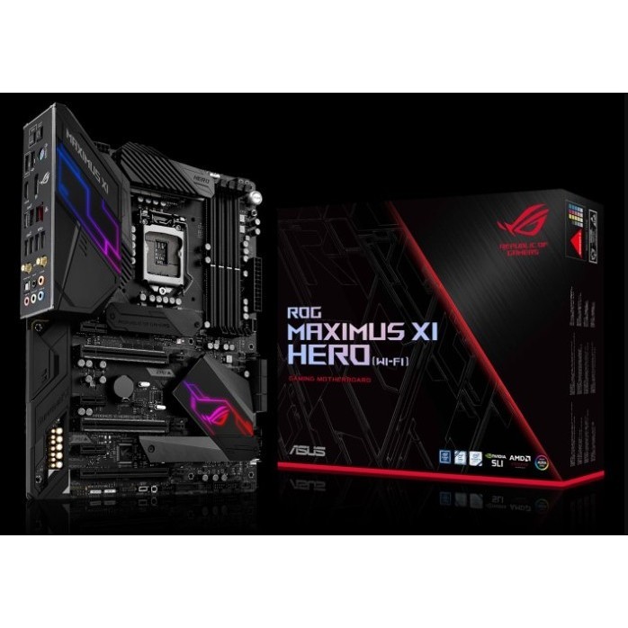 【新店開業 現貨免運】Asus/華碩玩家國度MAXIMUS XI HERO主板Z390芯片1151針M11H