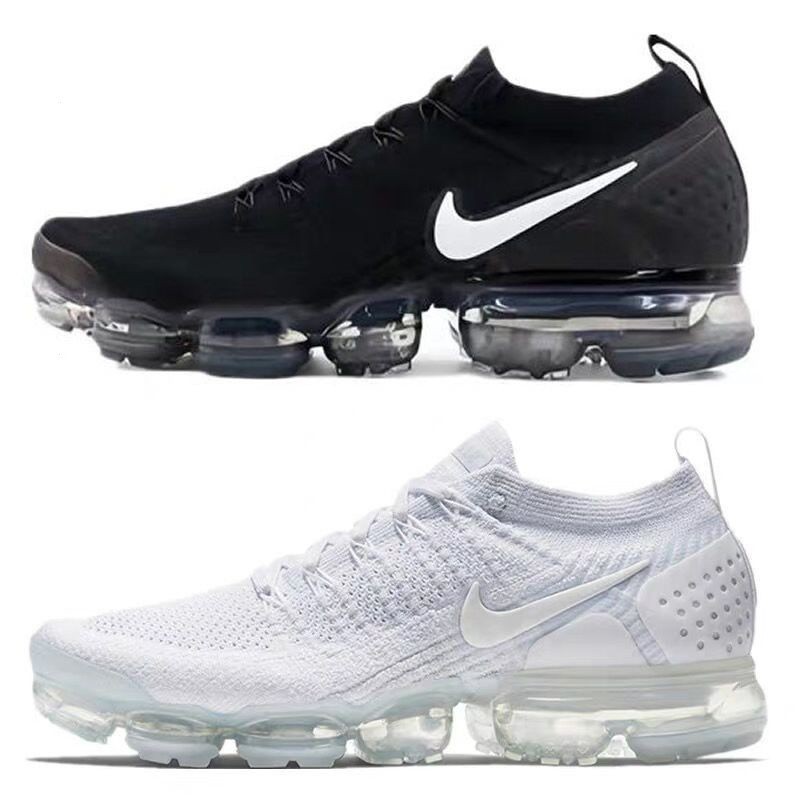 現貨黑白飛線男鞋air VaporMax 2018全掌大氣墊女鞋休閒鞋運動跑鞋