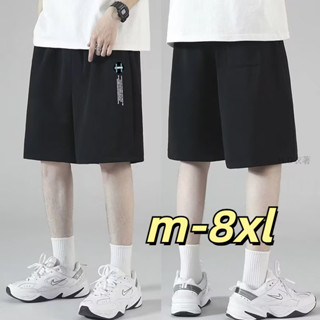 🔥48H出貨 加大尺碼 8XL 休閒運動短褲 男 五分褲 籃球短褲 寬鬆寬版短褲 慢跑 夏天 薄款透氣 五分褲 鬆緊腰