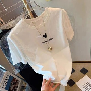 胖胖美依 中大尺寸 S-3XL 短袖T卹 上衣 印花T卹 簡約 新款欲風半袖t卹洋氣減齡顯瘦上衣打底衫-2712.