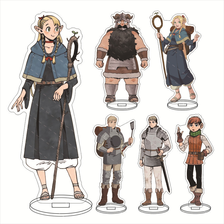 迷宮飯 Delicious in Dungeon 亞克力擺件 萊歐斯 劍助 法琳 森西 瑪露希爾亞克力擺件