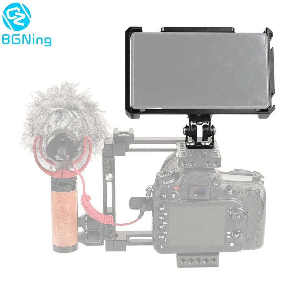 Bgning 相機顯示器籠安裝支架,適用於 FeelWorld F6 Plus 5.5" 顯示器,適用於 LUTS6 L