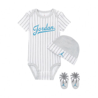 Nike 包屁衣 Jordan 新生兒 嬰幼兒 禮盒組 彌月禮 喬丹 三件組【ACS】 JD2413030NB-002