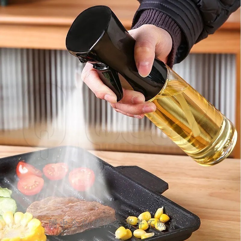 200/300/500ml 噴油瓶 - PET 燒烤噴霧瓶 - 用於烹飪燒烤野餐工具 - 防漏油壺 - 廚房調味料按壓分