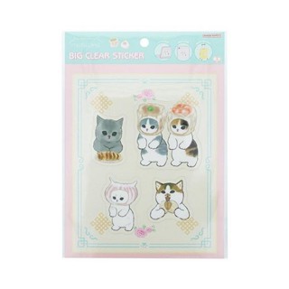 sun-star塑膠貼紙/ mofusand/ 燒賣貓咪 eslite誠品