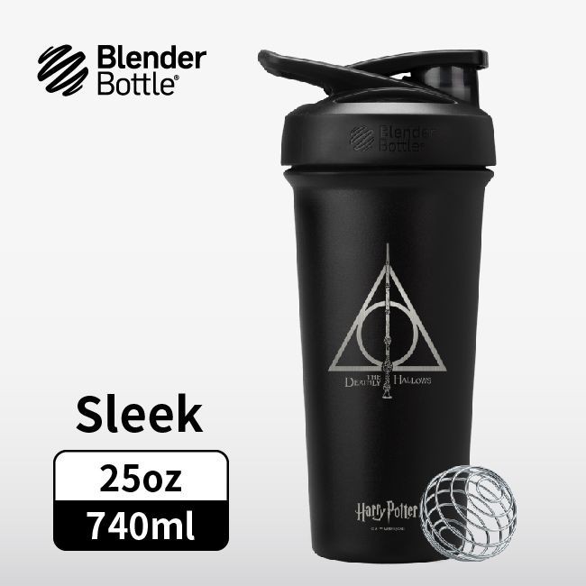 Blender Bottle Sleek按壓式不鏽鋼水壺/ 死神的聖物/ 25oz/ 740ml eslite誠品