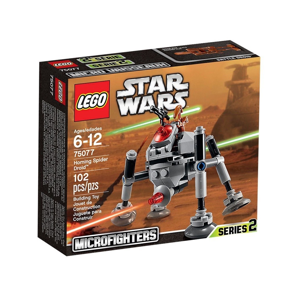 請先看內文 LEGO 樂高 75077 巡導蜘蛛機器人 星際大戰系列