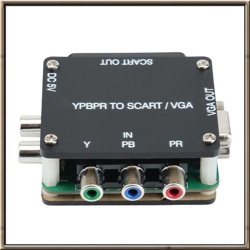 Yuv to RGBS YPBPR to SCART YPBPR to VGA 分量編碼器轉換器遊戲機,RGBS轉色差組