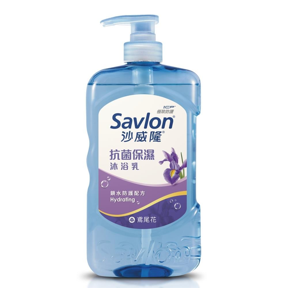 Savlon沙威隆 抗菌保濕沐浴乳-鳶尾花 850g