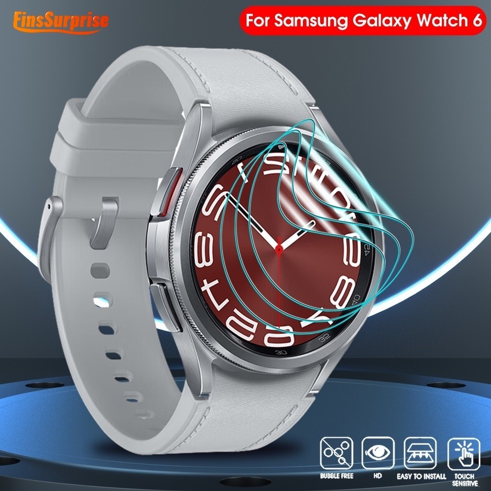 SAMSUNG [驚喜] 適用於三星 Galaxy Watch 6 40mm 44mm 經典 43mm 47mm 軟 T