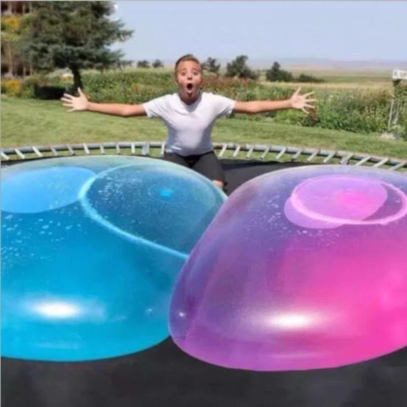充氣拍拍球吹不破可注水氣球玩具兒童超大泡泡球戶外樂趣