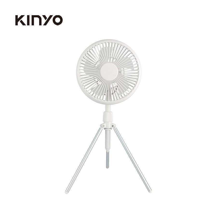 KINYO腳架式充電風扇/ 白/ UF-7051W eslite誠品