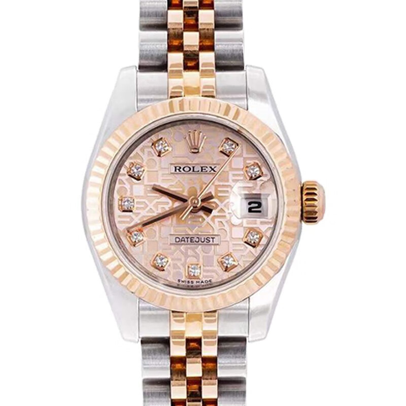 Rolexx Watches 女裝日誌型女表179171鑲鑽腕錶玫瑰金自動機械女表