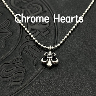 Chrome Hearts 克羅心925純銀項鍊項鍊復古小號童軍花項鍊個性小眾鳶尾花吊墜毛衣鏈CX004