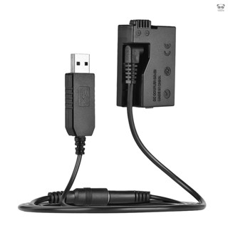 Andoer DR-E8 假電池帶直流移動電源 USB 適配器電纜更換 LP-E8 適用於佳能 EOS 550D 600