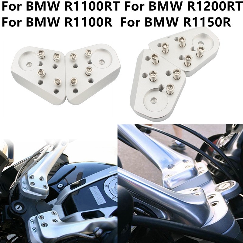 BMW 銀色車把立管適用於寶馬 R1200RT R1150RT R1100RT R1100R R1150R R 1100