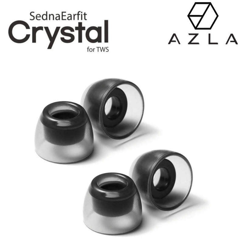 Azla SednaEarfit 水晶耳塞適用於 TWS 耳機兼容 Galaxy Buds 2、Buds、Buds+ 耳