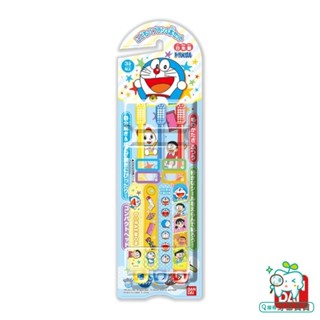 【牙齒寶寶】日本 萬代 BANDAI 兒童牙刷 哆啦A夢牙刷Ⅱ-3入