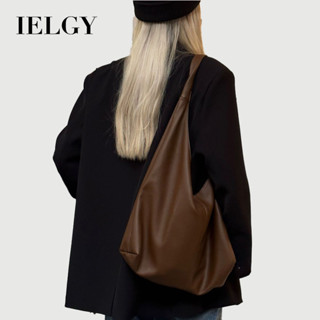 IELGY 韓版小眾簡約慵懶托特包 通勤百搭大容量旅行度假斜揹包