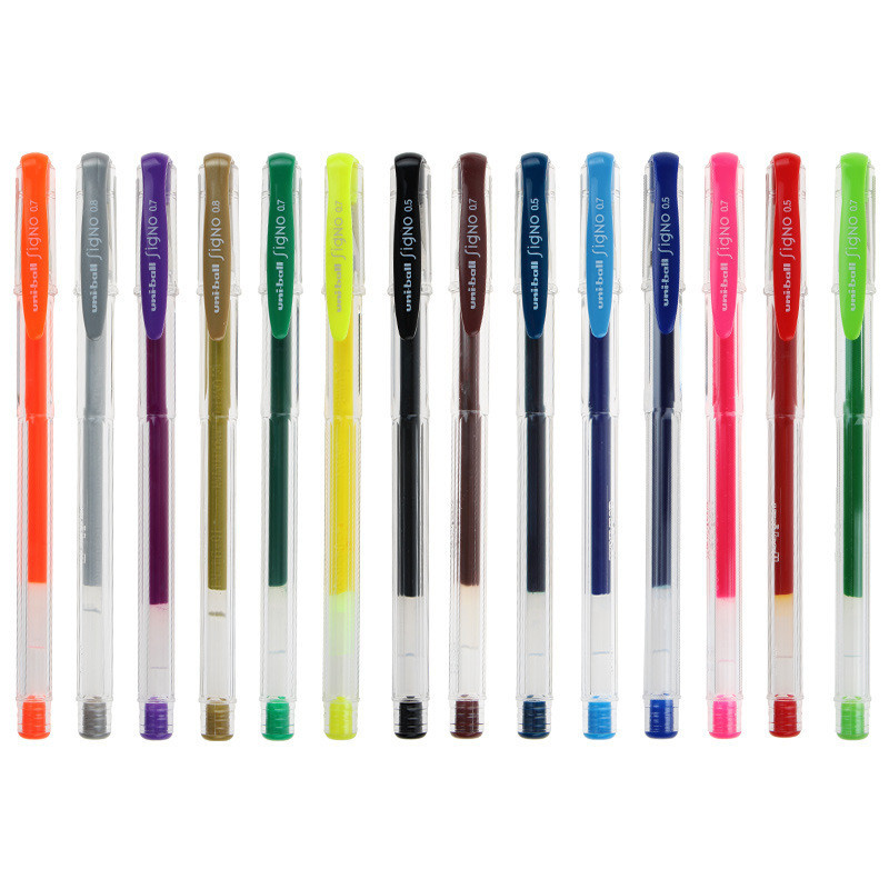三菱UNI 簽名筆水筆 考試水筆 0.5MM 三菱水筆UM-100 中性筆