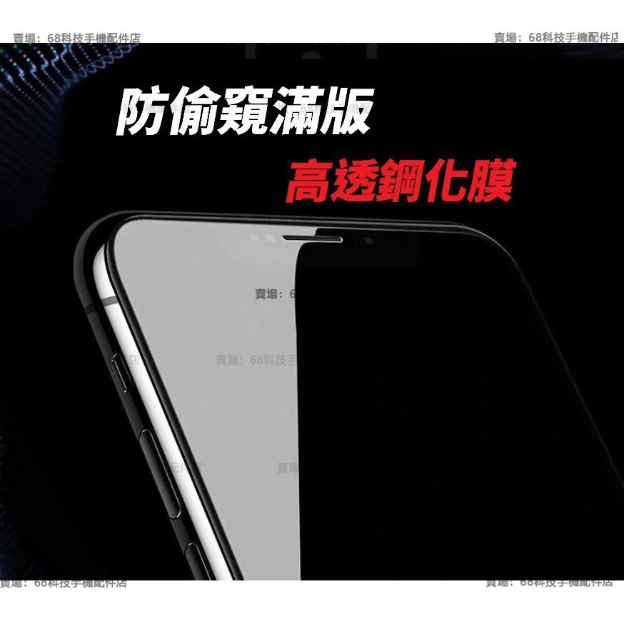 高透 防窺 滿版 適用 i7 i8 i6 i6s i7plus i8plus i6plus 防偷窺 鋼化玻璃膜 保護貼