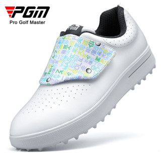 【PGM】兒童高爾夫球鞋新款青少年運動鞋魔術貼童鞋防滑耐磨防水鞋子 XZ250 ZDKAM